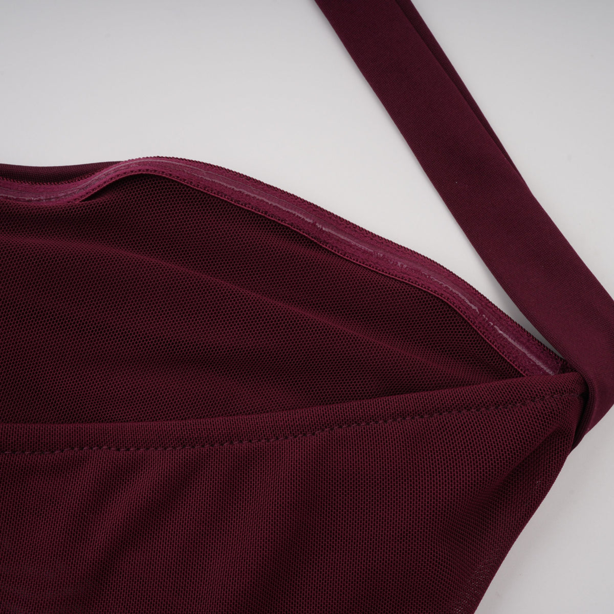 Amandine Burgundy Halterneck Gathered Maxi Dress