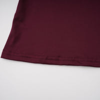 Amandine Burgundy Halterneck Gathered Maxi Dress