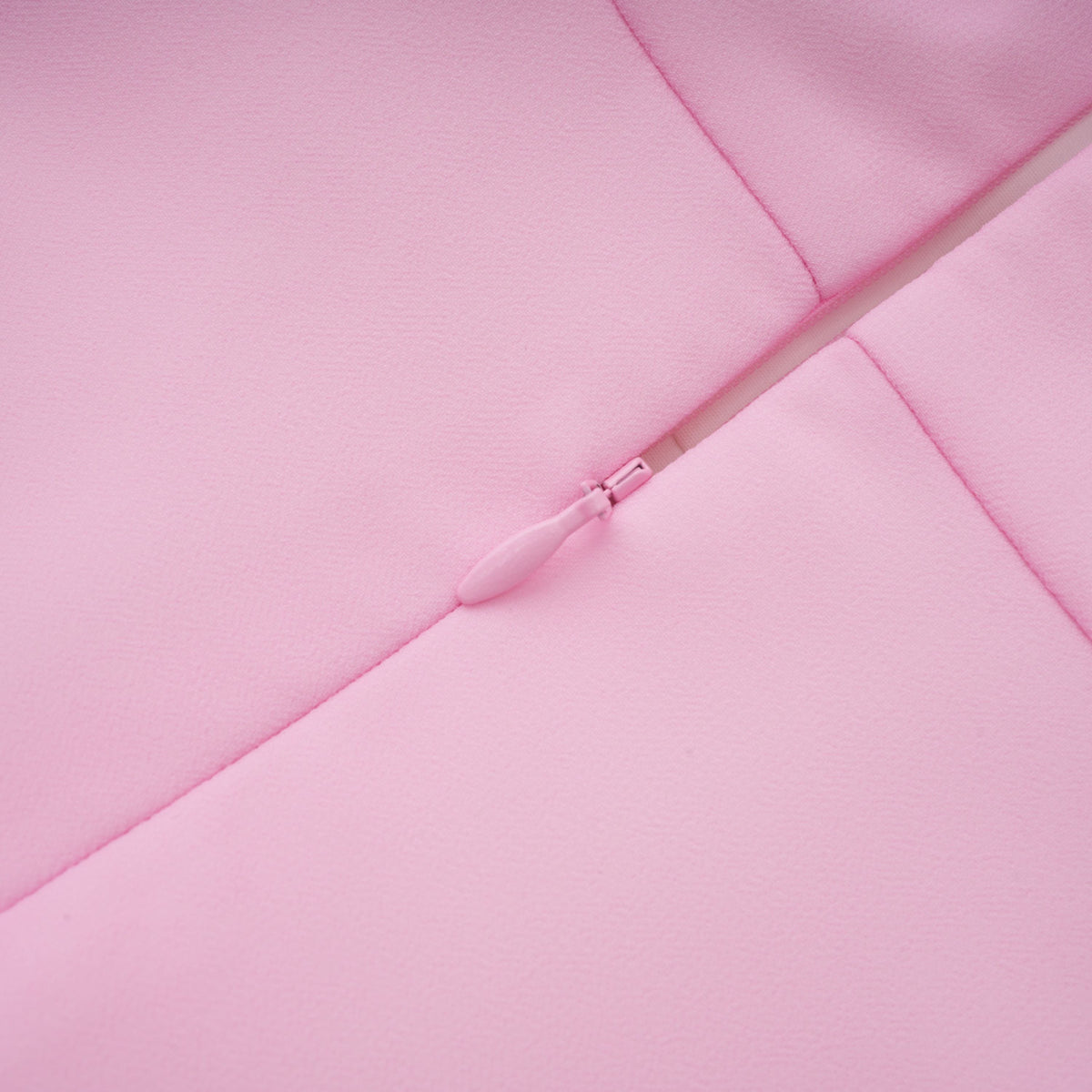 Laetitia Pink Pleated Train Ruched Maxi Dress