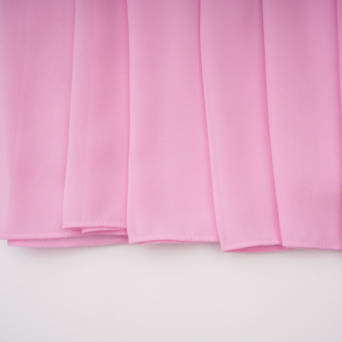 Laetitia Pink Pleated Train Ruched Maxi Dress