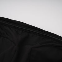 Ainara Black Off Shoulder Polished Midi Dress