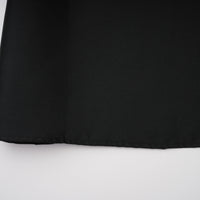 Ainara Black Off Shoulder Polished Midi Dress