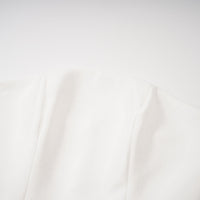 Dulcie White Floral Jacquard Shawl & Dress Set