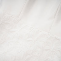 Dulcie White Floral Jacquard Shawl & Dress Set