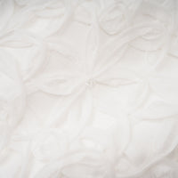 Dulcie White Floral Jacquard Shawl & Dress Set