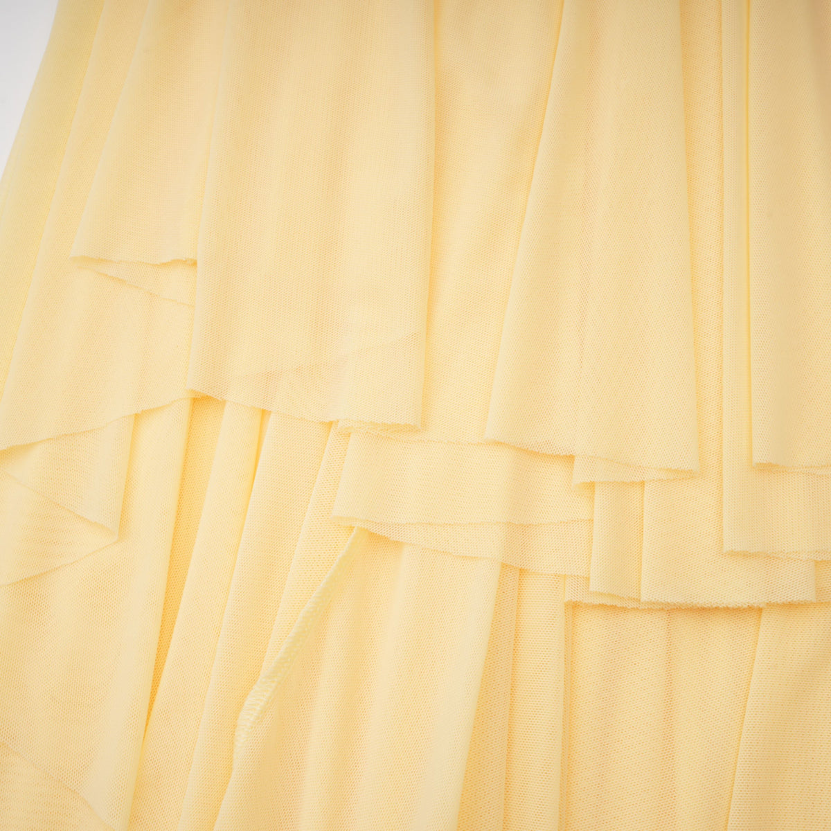 Yvette Yellow 3D Petal Mermaid Maxi Dress