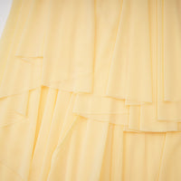 Yvette Yellow 3D Petal Mermaid Maxi Dress