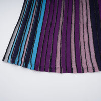 Bruyère Purple Sequin Striped Knit Maxi Dress