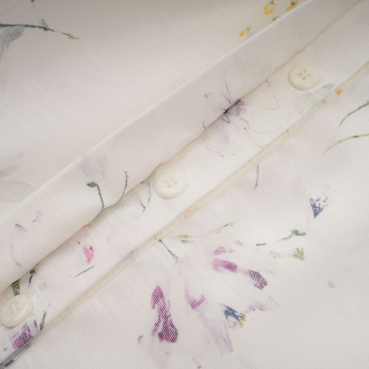 Zoé white floral-print tied midi dress