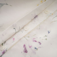 Zoé white floral-print tied midi dress