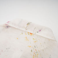 Zoé white floral-print tied midi dress