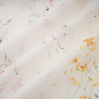 Zoé white floral-print tied midi dress