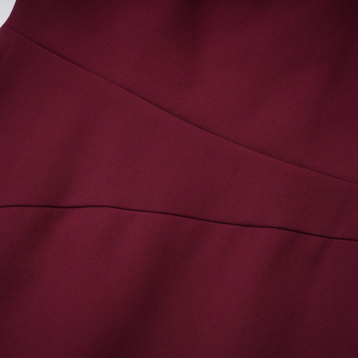 Wren Burgundy Asymmetrical Cape Maxi Dress