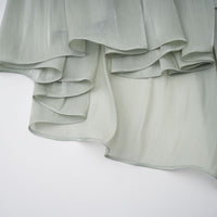 Gwenaëlle Green Rhinestone Panel Maxi Dress