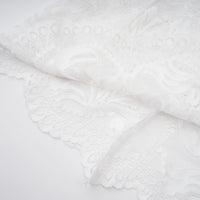 Airelle White Satin Panel Lace Maxi Dress