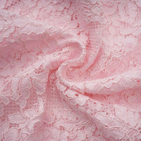 Elisabetta pink embellished floral-embroidered lace midi dress