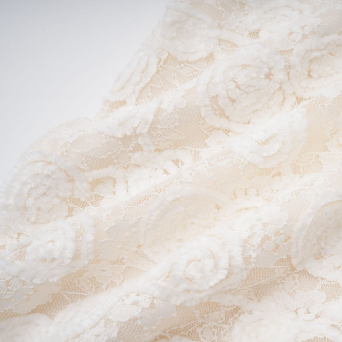 Oona White Floral Lace Pencil Midi Dress