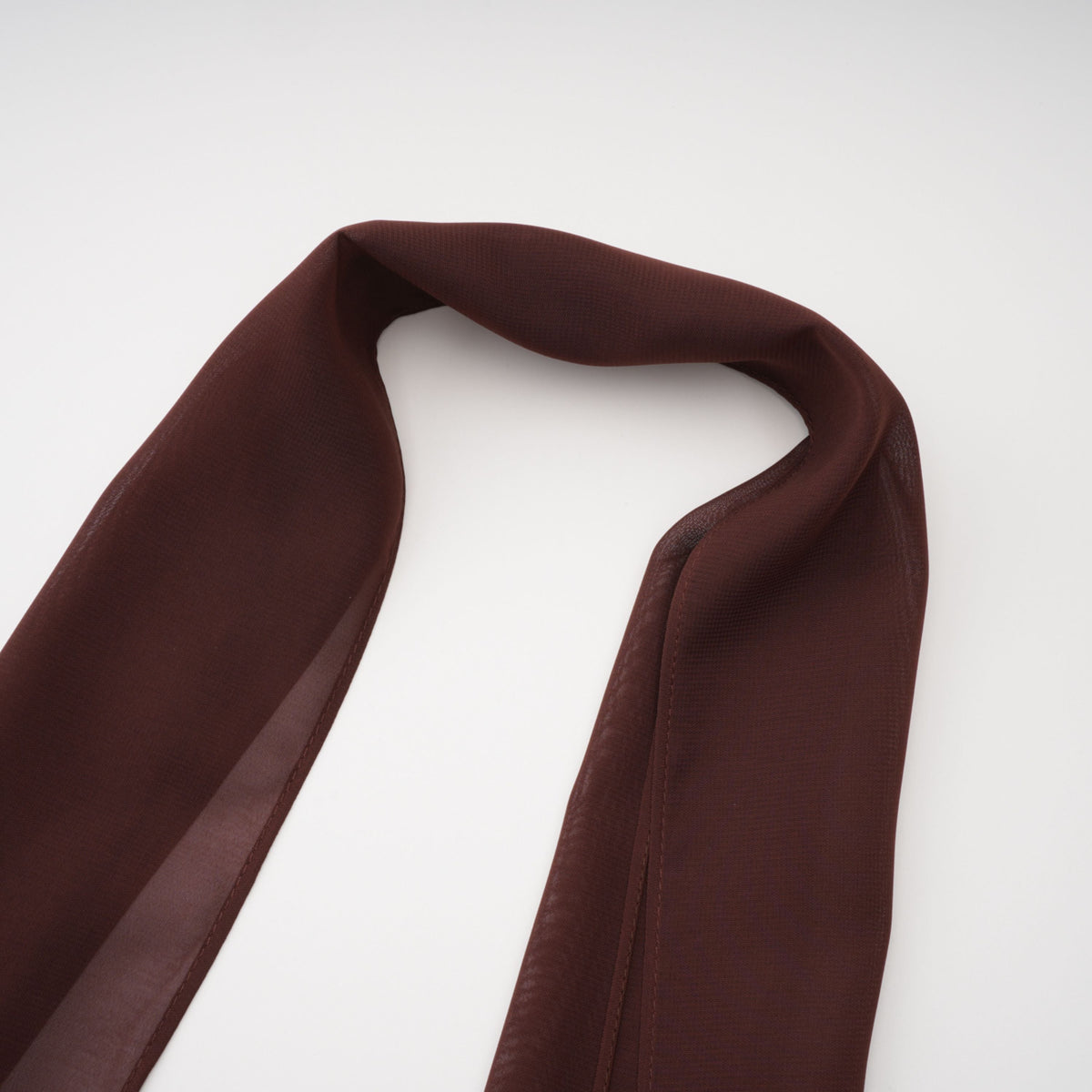 Inmaculada Brown Ruched Satin Maxi Dress (Without Gloves)