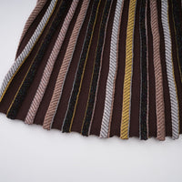 Phoebe Brown Vertical Stripe Knit Midi Dress