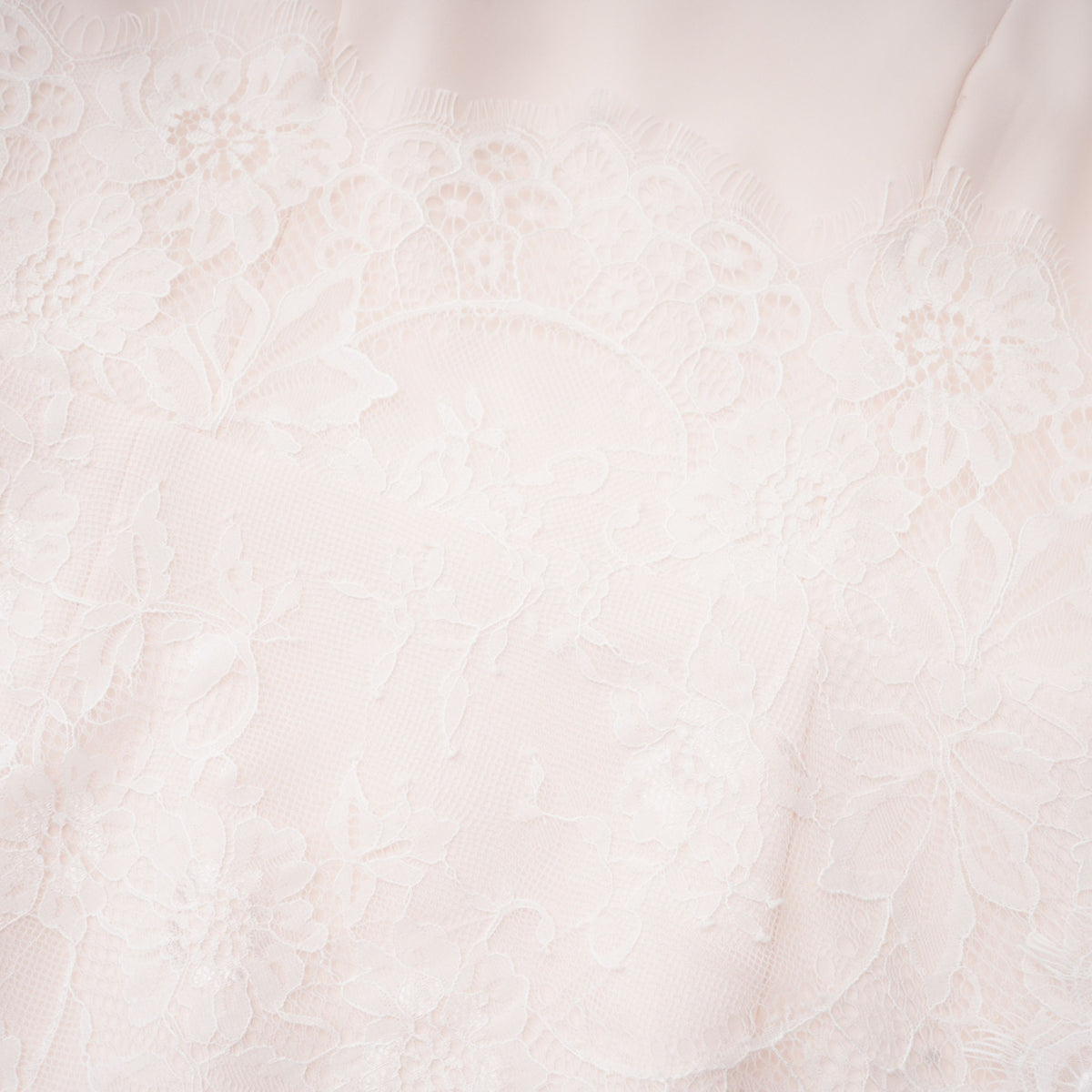 Elysia White Asymmetrical Floral Lace Maxi Dress