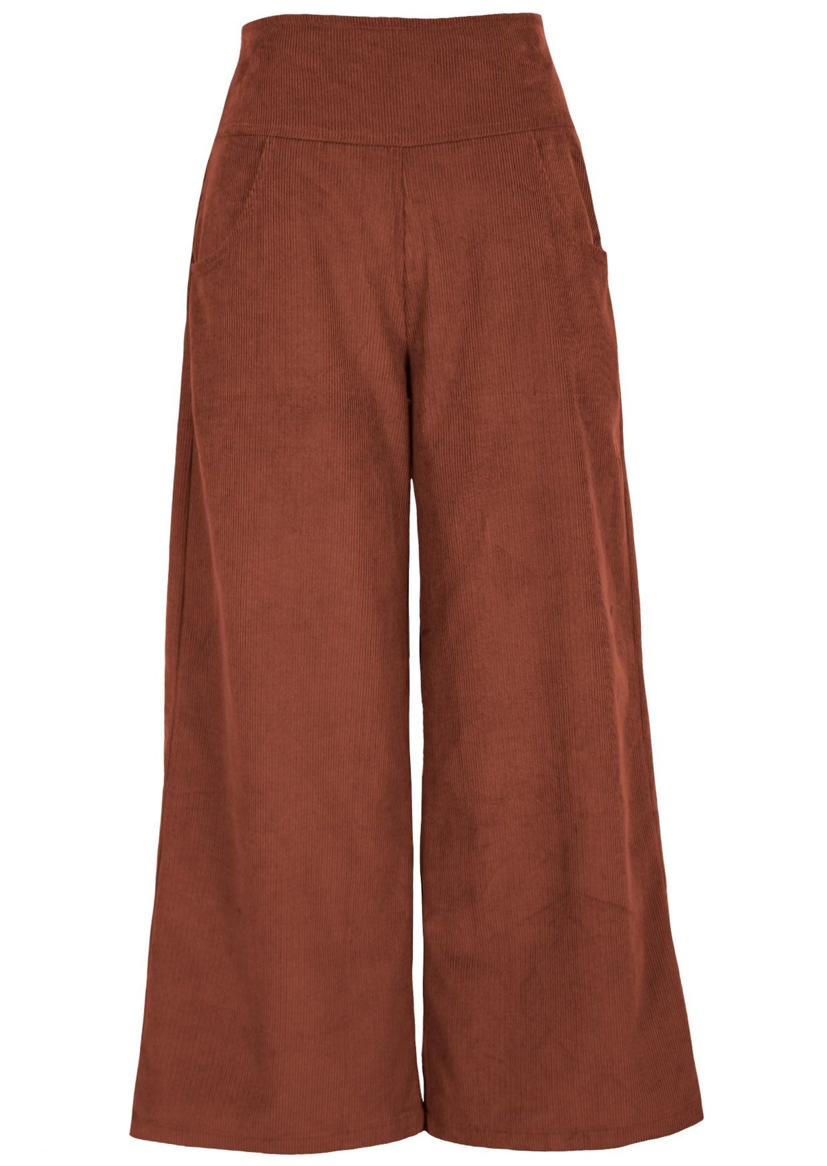Esta Corduroy Pants Burnt Henna