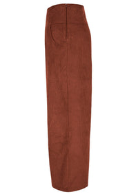 Esta Corduroy Pants Burnt Henna