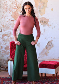 Esta Corduroy Pants Douglas Fir