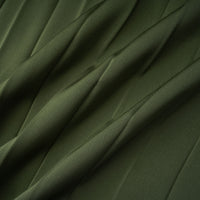 Firoozeh Emerald Green One Shoulder Pleated Maxi Dress
