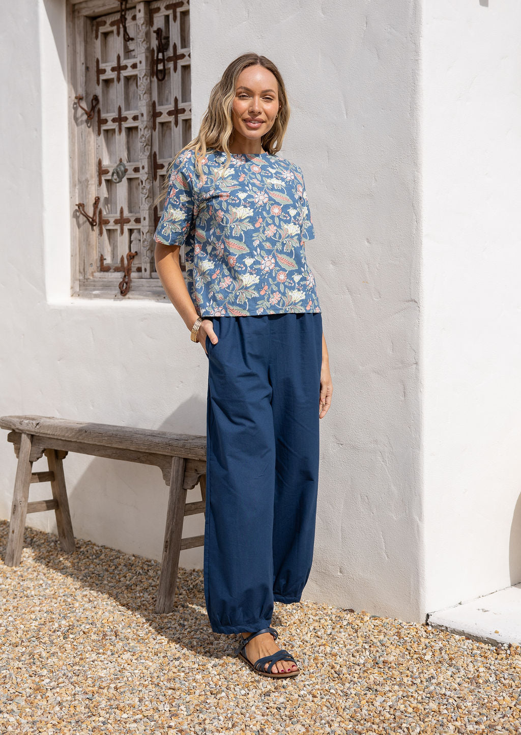 Greta Pants Gibraltar Sea