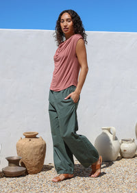 Greta Pants Jungle Green
