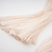 Halvard Neutrals Pleated Ruffled Mini Dress
