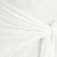 Kgothatso White Embellished Floral Sheer Maxi Dress