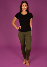 Leggings Olive Green