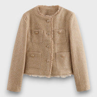 Gracia — Textured Tweed Jacket with Timeless Elegance