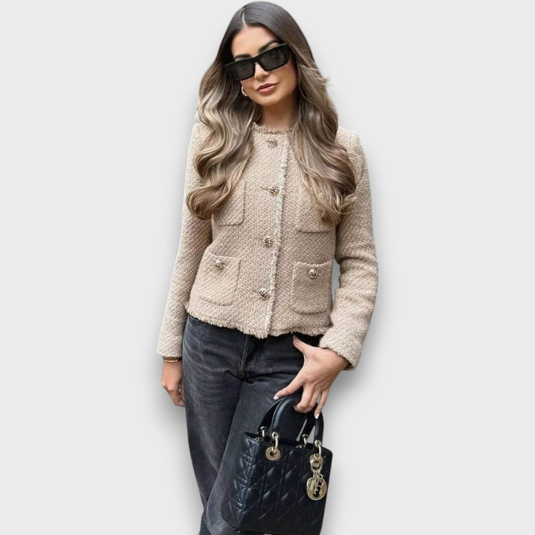 Gracia — Textured Tweed Jacket with Timeless Elegance