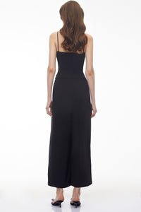 Manaia Black Wide-Leg Jumpsuit