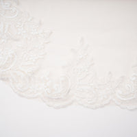 Mieke White Semi-Sheer Lace Maxi Dress