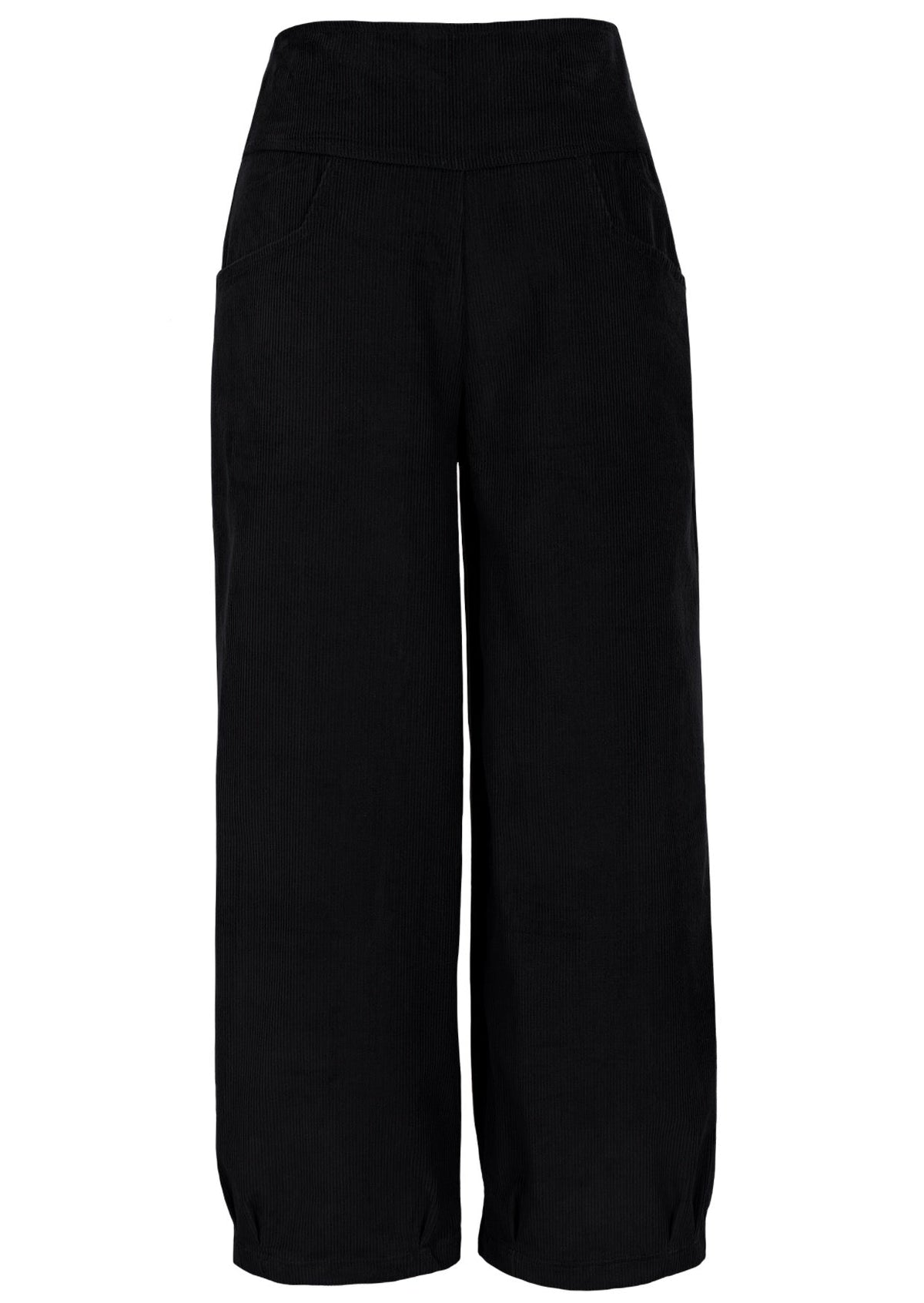Nora Corduroy Pants Black