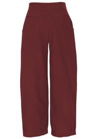 Nora Corduroy Pants Cabernet