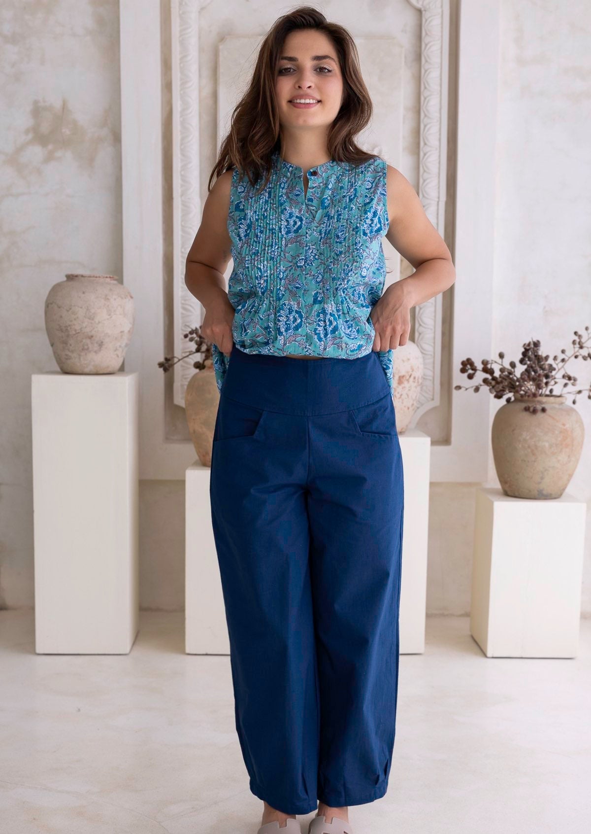 Nora Pants Gibraltar Sea