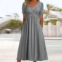ISADORA | ELEGANT A-LINE MIDI DRESS - Bundle deal