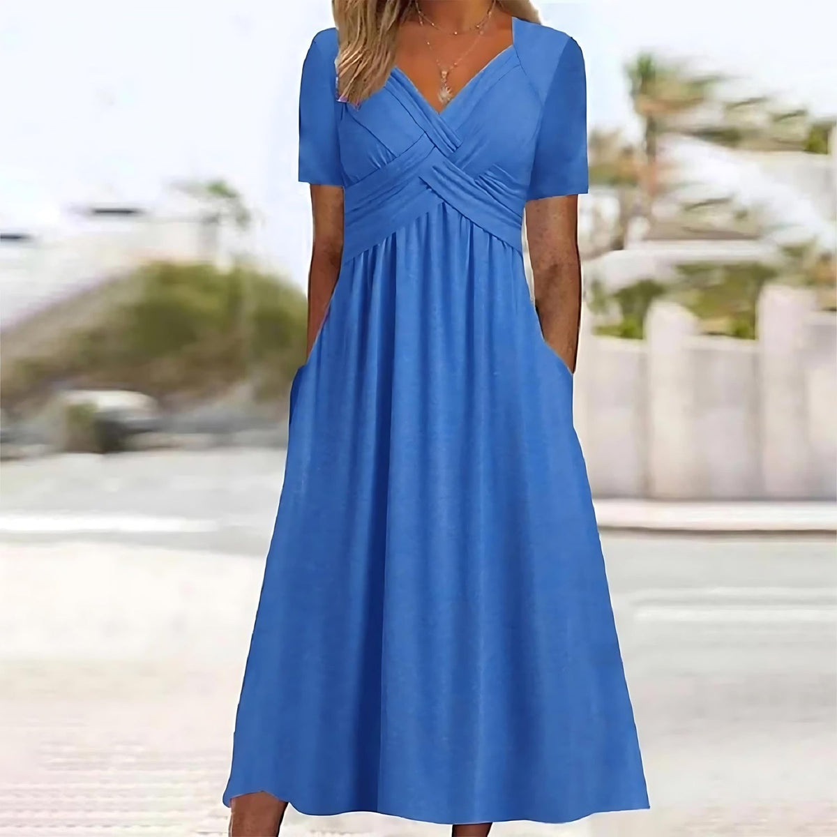 ISADORA | ELEGANT A-LINE MIDI DRESS - Bundle deal