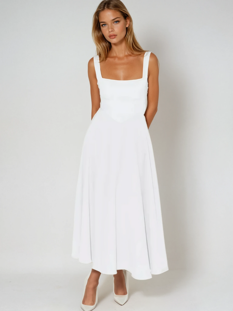 Tirena – Elegant Midi Dress