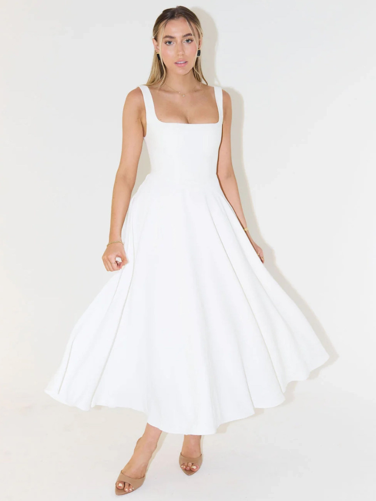 Tirena – Elegant Midi Dress