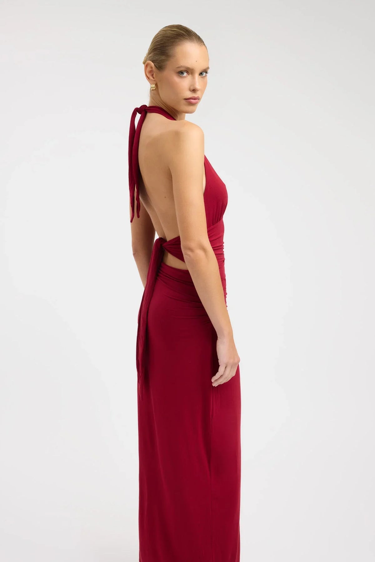Elenya Long Dress - Red
