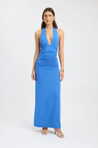 Elenya Long Dress - Azure Blue