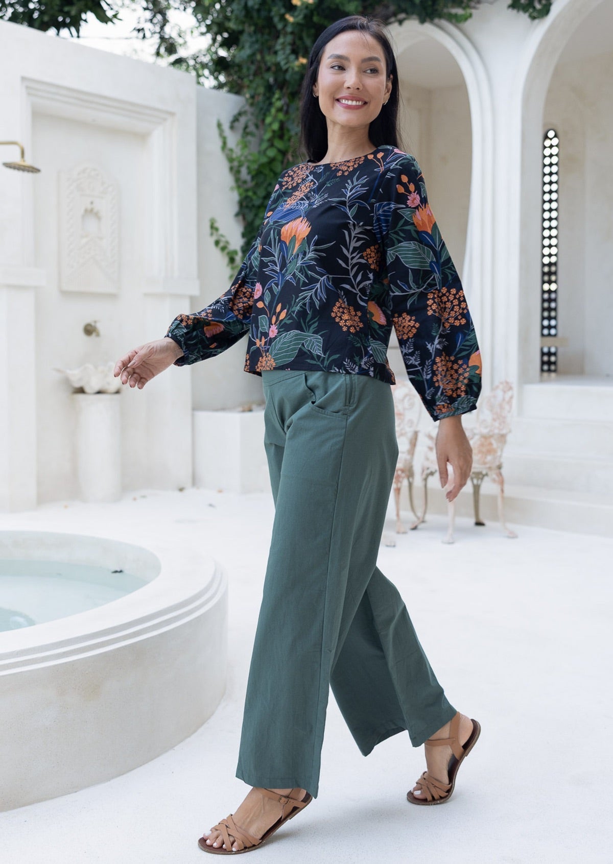 Remi Pant Jungle Green
