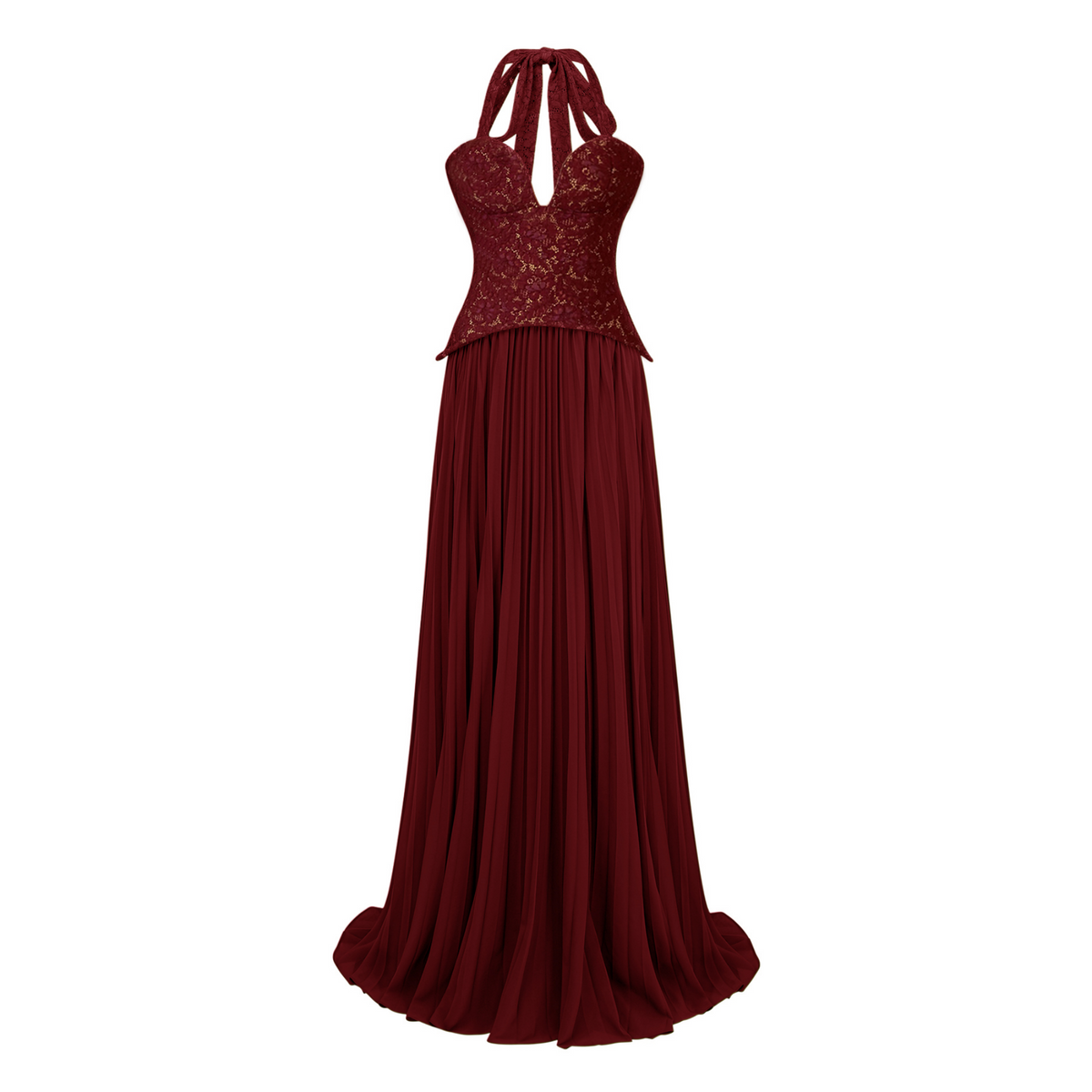Ronja Ruby Red Corset Gown