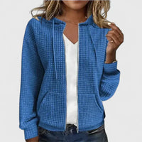 Ilyrana – Textured Zip Hoodie