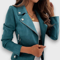 Kaleena – Elegant Suede Jacket